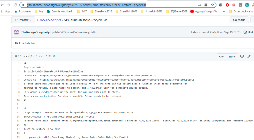 Restoring Larger Volume from SharePoint Recyclebin